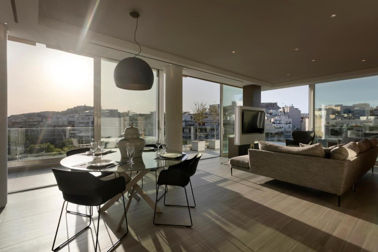Ueber Lux 2 Bedroom New Penthouse With Acropolis View Athen Eksteriør billede